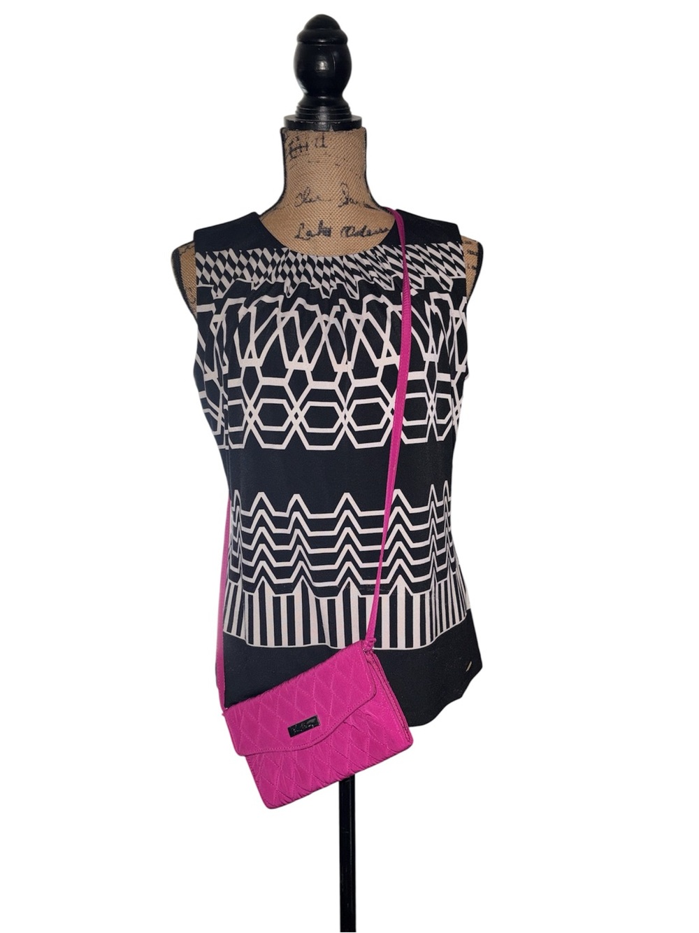 Vera Bradley Hot Pink Quilted Crossbody Bag